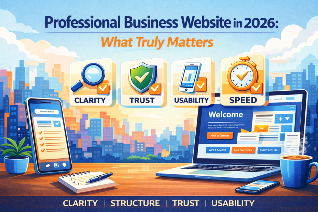 professional business website standards in 2026