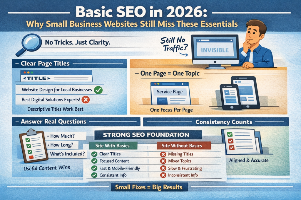 basic SEO foundations for small business websites